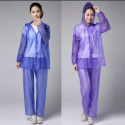 áo mưa bộ màu dẻ