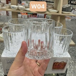 bộ 6 ly KD W04 (307ml)