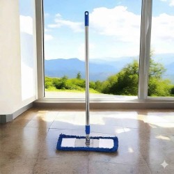 cây lau nhà công nghiệp 1m4 cán trơn (bẹ lưỡi 60cm)