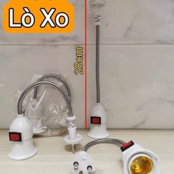đuôi đèn lò xo thép uốn cong