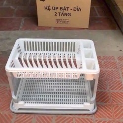 kệ úp bát dĩa 2 tầng