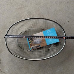 rổ lưới inox ovan (31cm)