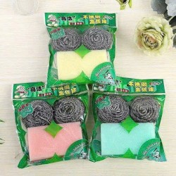 set chà nồi chén bát