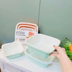 thau rổ nhựa 6 món eco