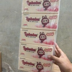 túi 5 gói giấy labubu dài 