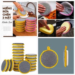 SET 10C MIẾNG RỬA CHÉN TRÒN