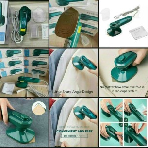 BÀN ỦI HƠI NƯỚC  XANH CẦM TAY