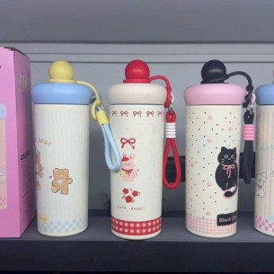 bình nhiệt cup có dây nhiều màu