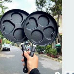 CHẢO TRÁI TIM 4 Ô
