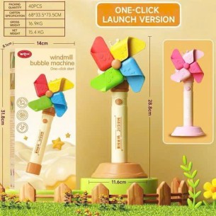 Đồ chơi gậy chong chóng thổi bong bóng Wind 