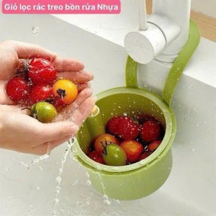 giỏ lọc rác treo bồn rửa chén