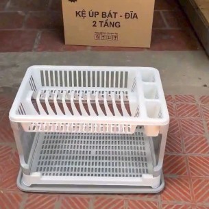 kệ úp bát dĩa 2 tầng