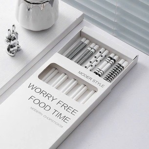 HỘP 5 ĐÔI ĐŨA SỨ NHẬT