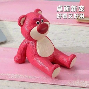 GIÁ ĐỠ ĐIỆN THOẠI CON GẤU HỒNG