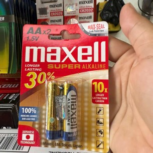 VĨ 2 VIÊN PIN MAXELL 2A SUPER ALKALINE