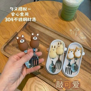 SET 2C THÌA GẤU THỎ CHO BÉ