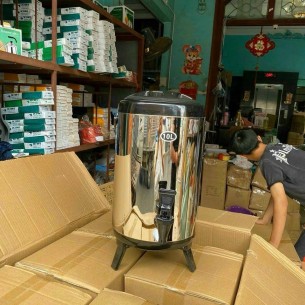BÌNH ĐỰNG TRÀ SỮA 10L CÓ CHÂN ĐẾ