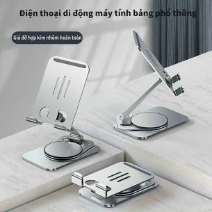 GIÁ ĐỠ ĐIỆN THOẠI NHÔM ĐẾ XOAY