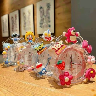 ĐỒNG HỒ BÁO THỨC TRONG SUỐT HÌNH THÚ