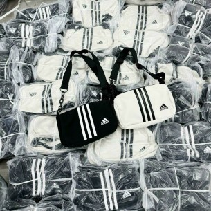 TÚI ADIDAS 2 MÀU TRẮNG ĐEN