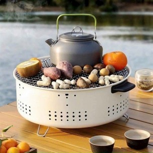 BẾP NƯỚNG THAN TRÒN PICNIC