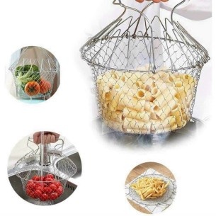 GIỎ INOX CÓ TAY XÁCH NHÚNG THỰC PHẨM