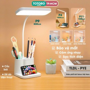 ĐÈN HỌC CÓ KHAY CẮM BÚT P9 800LUX