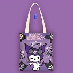 TÚI XÁCH KURUMI CÓ CHỮ HAPPY BITHDAY