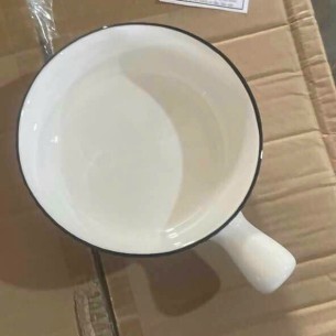 SET 10C TÔ CÓ TAY CẦM VIỀN ĐEN