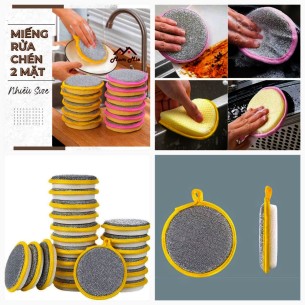 SET 10C MIẾNG RỬA CHÉN TRÒN
