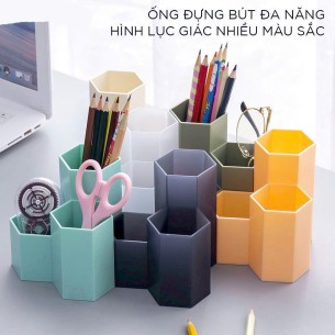 ỐNG CẮM BÚT LỤC GIÁC 3 TẦNG