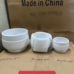 BỘ 3 CHẬU TRỒNG CÂY JW0784 VÀ JW0785