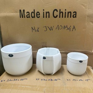 BỘ 3C CHẬU TRỒNG CÂY JW 10194A