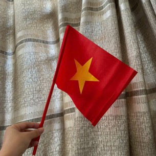 LÁ CỜ VẢI CẦM TAY