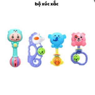 BỘ ĐỒ CHƠI XÚC XẮC 4 MÓN CHO BÉ