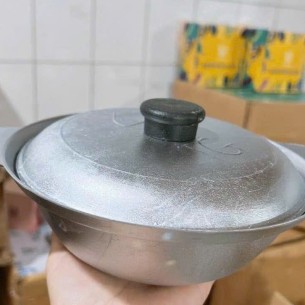 NỒI NHÔM TRẮNG 20CM