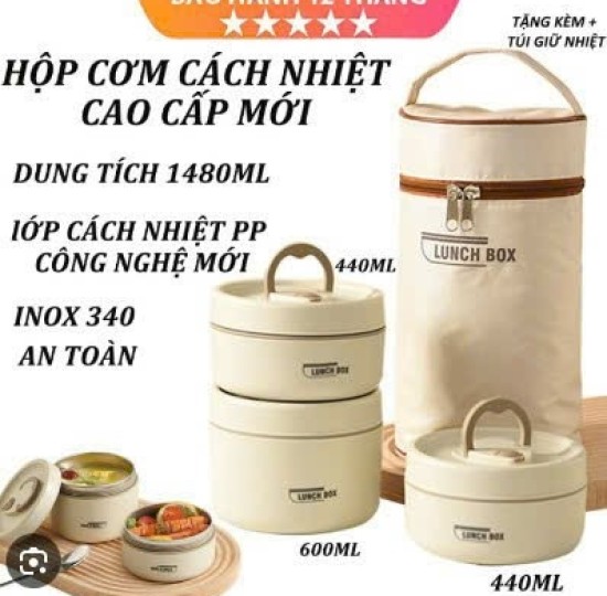 HỘP CƠM 3 TÂNG LUNCH BOX
