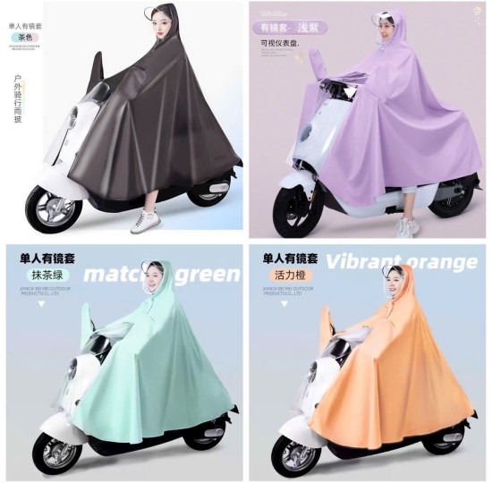 áo mưa màu nhập khẩu