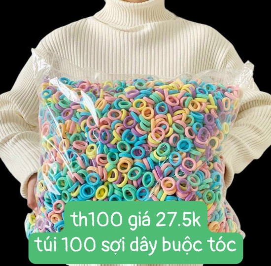TÚI 500 SỢI BUỘC TÓC CHO BÉ