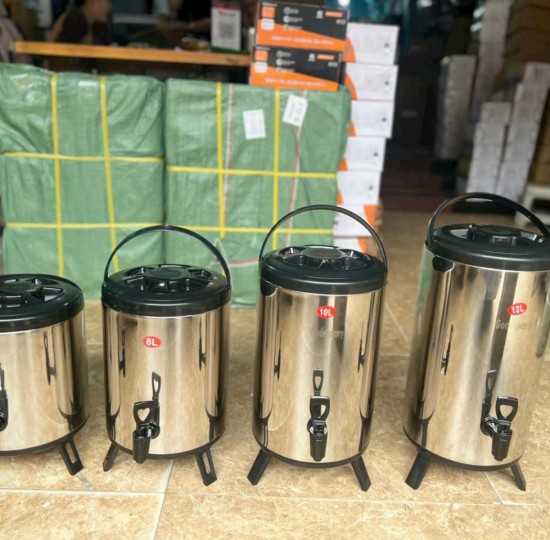 bình trà giữ nhiệt 10L có chân