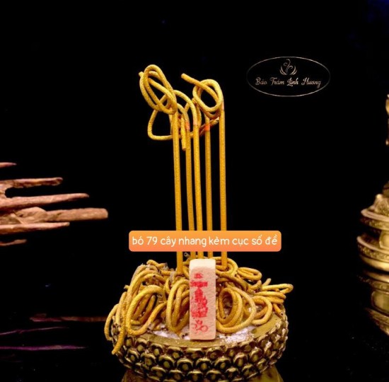 BÓ NHANG THẦN TÀI 79 CÂY KÈM CỤC SỐ ĐỀ