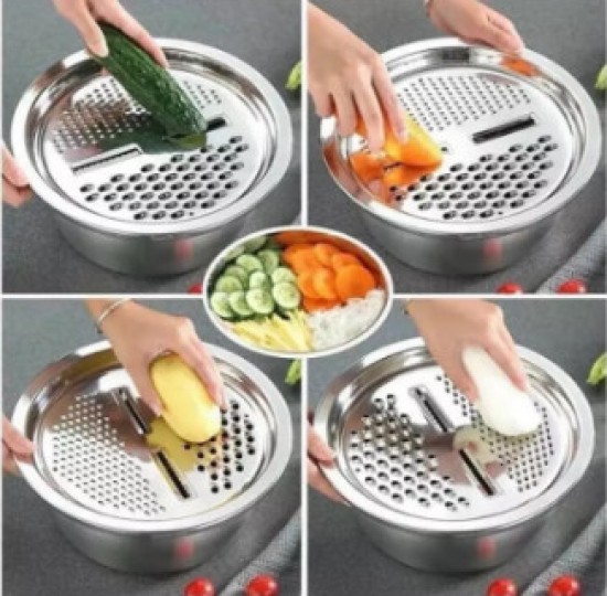 THAU RỔ BÀO INOX