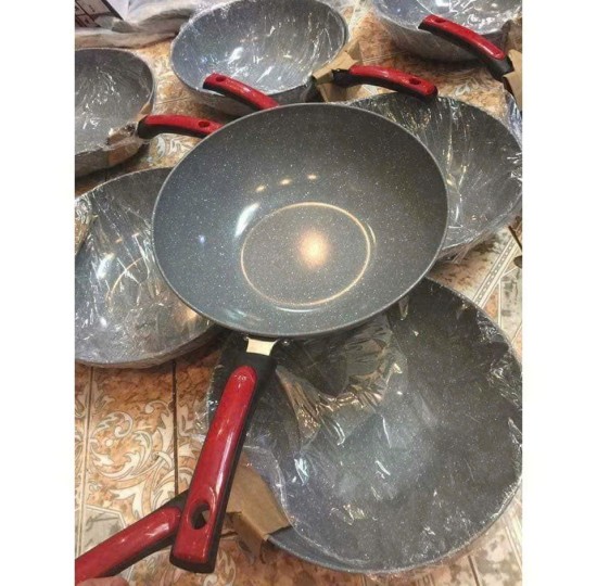 chảo vân đá cán đỏ