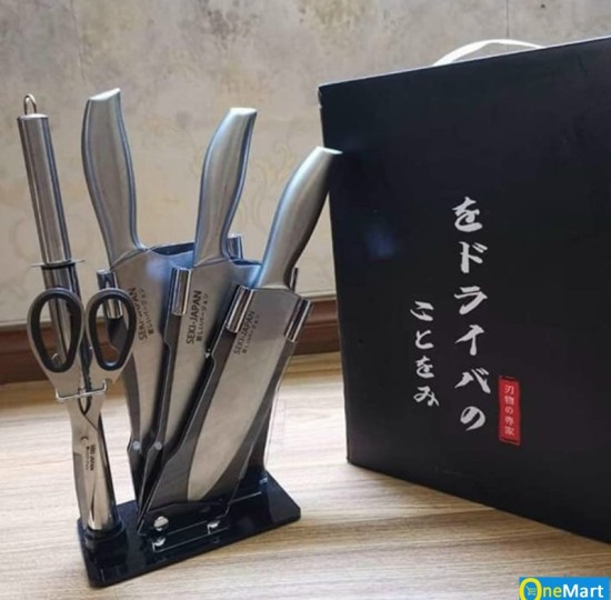BỘ DAO NHẬT CÓ KHAY CẮM.