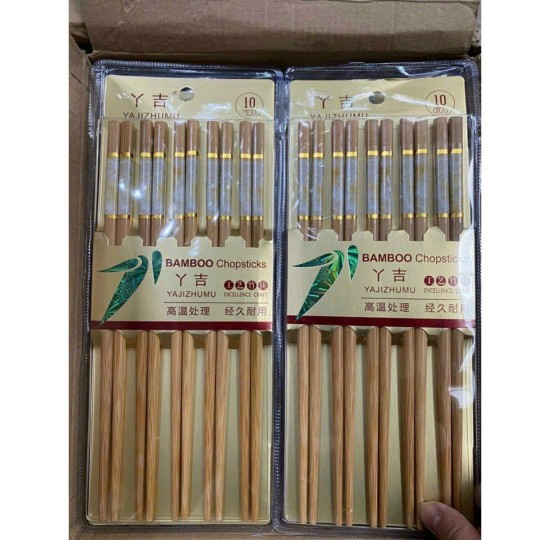 ĐŨA GỖ TRÚC HOA VĂN