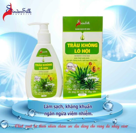 DUNG DỊCH VỆ SINH PHỤ NỮ TRẦU KHÔNG  LÔ HỘI