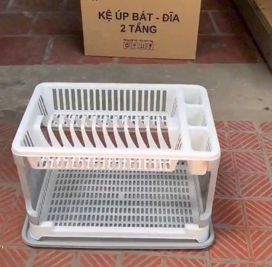 kệ úp bát dĩa 2 tầng
