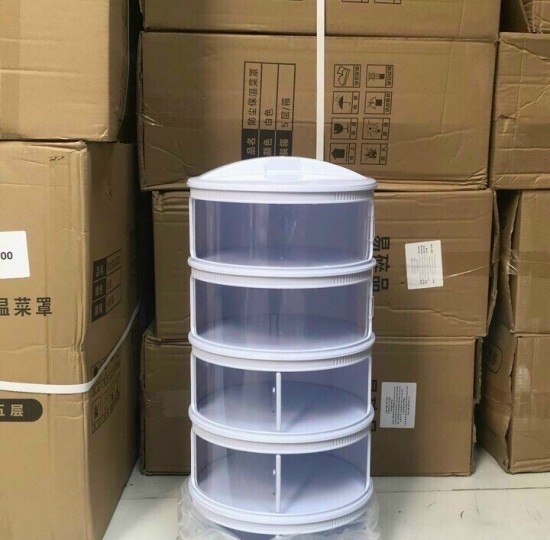 LỒNG BÀN 5 TẦNG MÀU TRẮNG HÀNG V  RÁP SẴN Y HÌNH