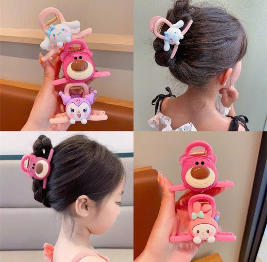 SET 4C KẸP TÓC GẤU DÂU