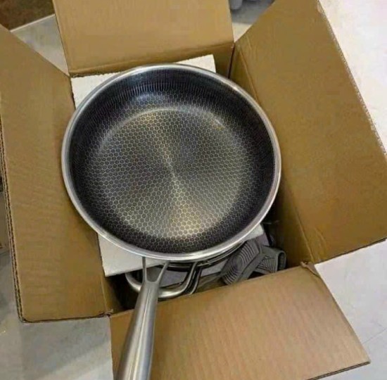 CHẢO TỔ ONG ĐÁY PHẲNG 28CM